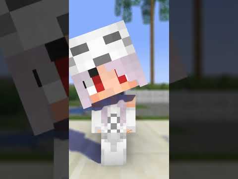 CUTE GIRL TURNS GHAST INTO CHICKEN WING!! 😱 #shorts