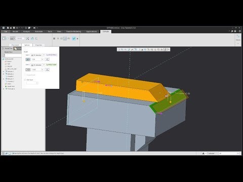 What's New In Creo 5.0 - How to manage Depth for Extrude feature