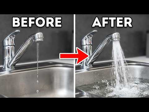 How To Fix LOW Water Pressure In ANY Faucet - 5 Hidden Causes!