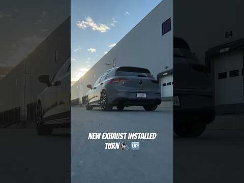 AWE Catback Exhaust Sounds on MK8 GTI 🔊🆕 #mk8gti #awetuning