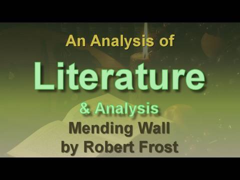 YouTube video about: What is frost describing that doesn t love a wall?