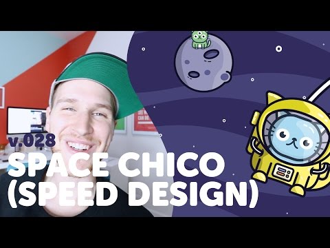 Space Chico 😻 👾 👽  (Speed Illustration)