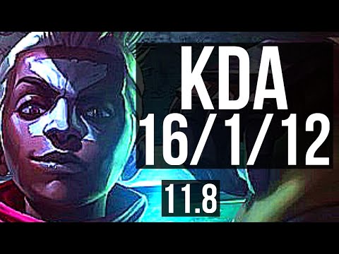 EKKO vs KARTHUS (MID) | 16/1/12, Legendary, 700+ games | EUW Grandmaster | v11.8
