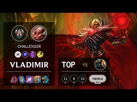 Vladimir Top vs Gangplank - KR Challenger Patch 10.10