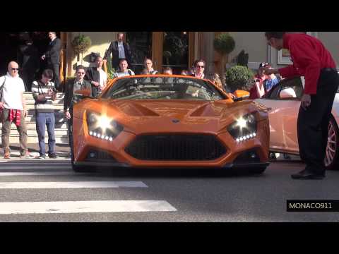 Zenvo ST1 - Sound & Driving in Monaco