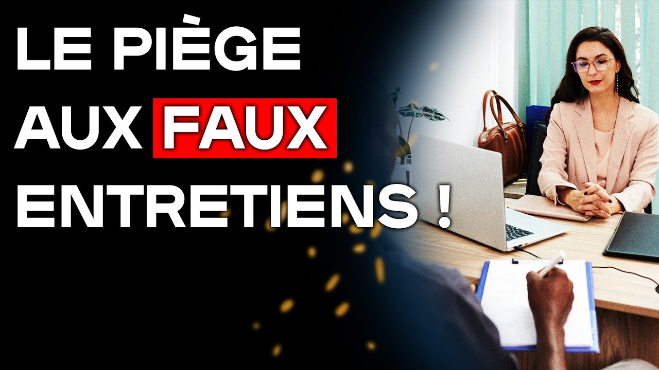 L'arnaque des entretiens bidons (@LeParisien)