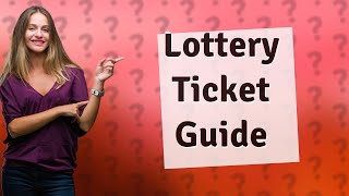 How to buy a lottery ticket in California?