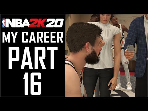 NBA 2K20 - My Career - Let's Play - Part 16 - "First Game Interviews" | DanQ8000