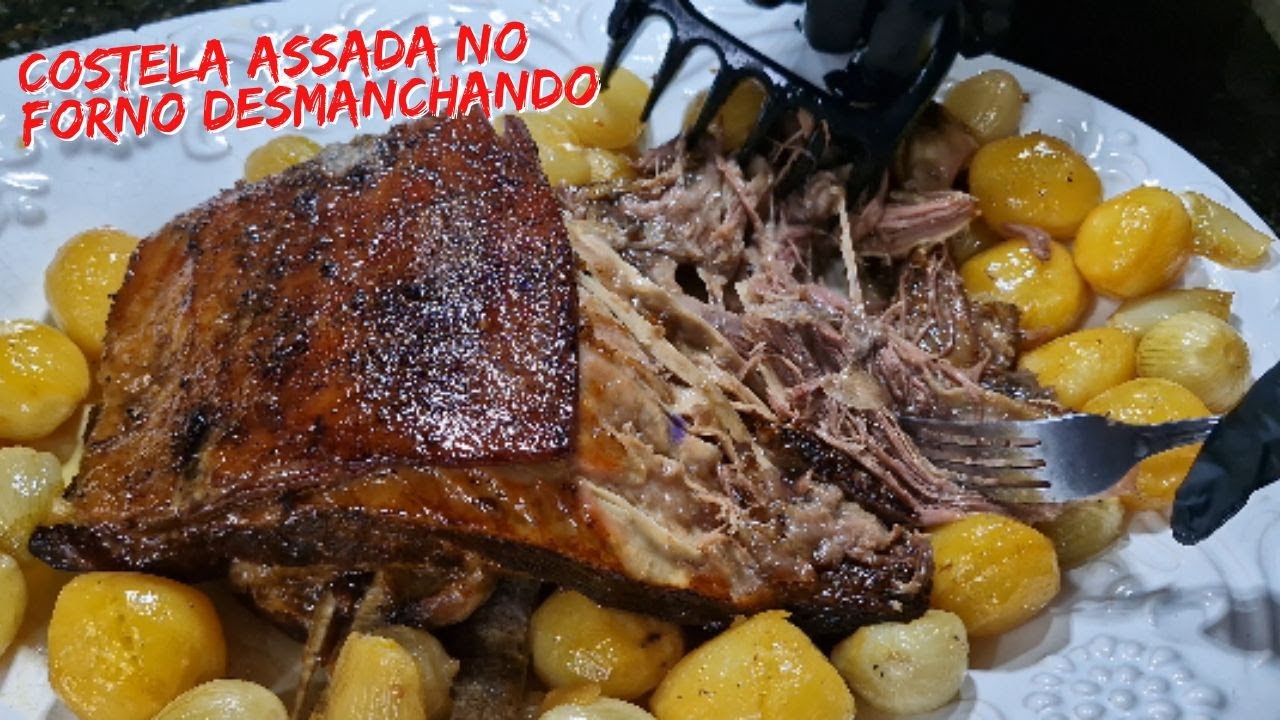 Costela Assada no Forno Desmanchando
