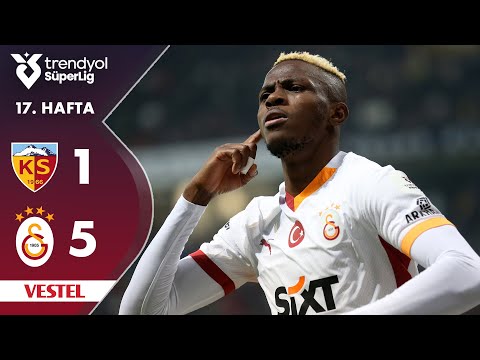 Vestel | Kayserispor (1-5) Galatasaray - Highlights/Özet | Trendyol Süper Lig - 2024/25