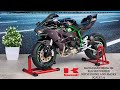 HD Miniature Realistic Kawasaki Ninja H2 Motorized 1 6 XLG Diecast Bike Model