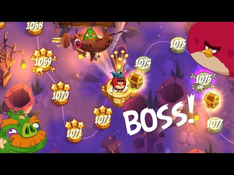 Angry Birds 2 Bamboo Forest Boarneo BOSS LVL 1073 | Terence missed...but saved by his FREE clone!