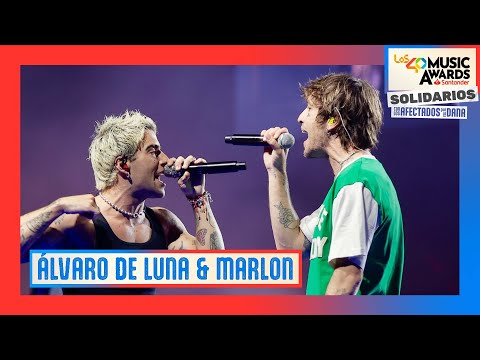 MARLON y ÁLVARO DE LUNA - Olvidé olvidarte | En directo en LOS40 Music Awards Santander 2024
