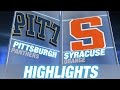 Pittsburgh vs Syracuse | 2014-15 ACC Mens.