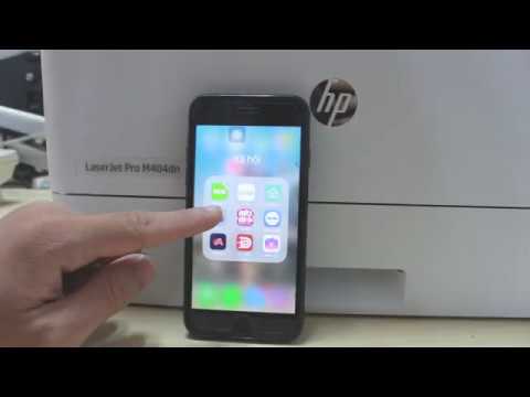 In từ Smart phone nhanh chóng dễ dàng với HP M404dn