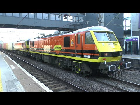 Freight trains,  Slow Fast & Mega Fast on the WCML
