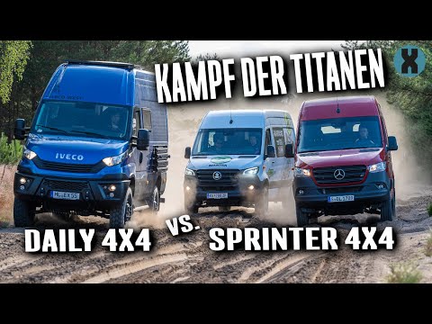 Vergleichstest: Welcher ist der beste Offroad-Van – Iveco Daily, oder Mercedes Sprinter? (🇩🇪+🇬🇧🇺🇸)
