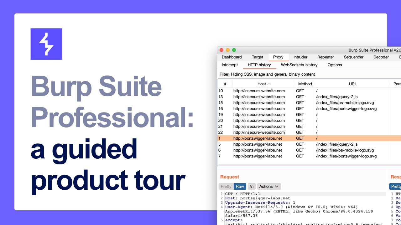 A guide to the Burp Suite user interface