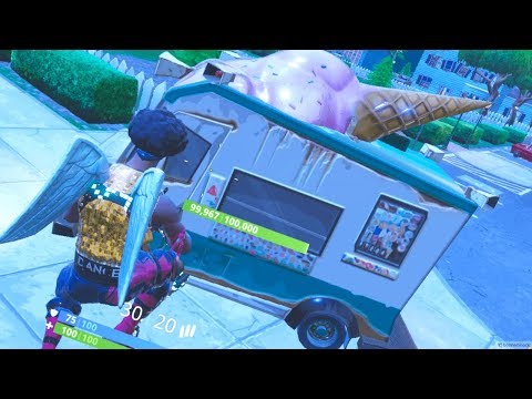 EVERY Ice Cream Truck Location in Fortnite! | Completing Visit Different Ice Cream Trucks Challenge