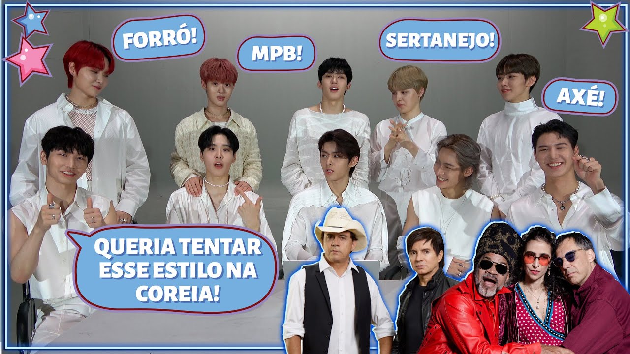 GRUPO DE KPOP REAGE A SERTANEJO, MPB, AXÉ E FORRÓ (COM TO1)