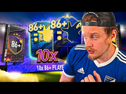100K FOR THIS?! 10X GUARANTEED 86+ UPGRADE PACK! FIFA 20 Ultimate Team