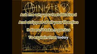 Ministry - No W (Karaoke)