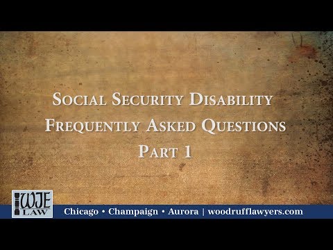 Jon Walker Discusses the Three Most Frequent Social Security Disability Questions