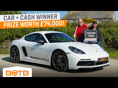 Butcher Wins BIG! Porsche 718 Cayman T + £20,000 In Cash. BOTB Car Winner!