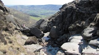 preview picture of video 'Kinder Scout-Peak District Country Walk Edale-Kinder Scout-Jacob's Ladder round'