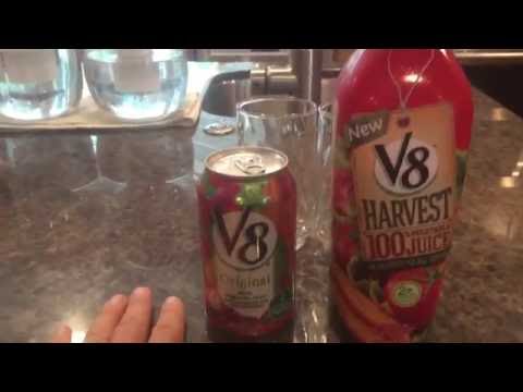 V8 vegetable juice challenge, Harvest v. Canned