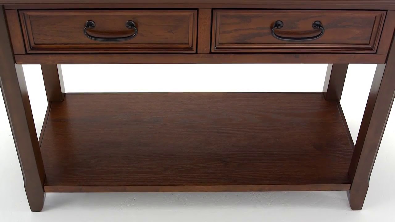 Woodboro Sofa Table from Ashley (T4784) Coleman Furniture