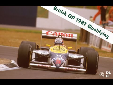 F1 1987 British GP - Saturday Qualifying Session (BBC)