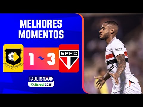 SÃO BERNARDO 1 X 3 SÃO PAULO | MELHORES MOMENTOS | 12ª RODADA | PAULISTÃO SICREDI 2025