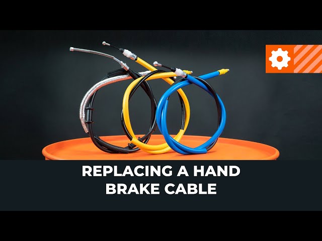 How to change VOLVO XC90 Hand brake Cable step by step manuals
