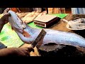 Giant Monster Wallago Attu Catfish Cutting In Bangladesh Boal Fish Cutting Skills