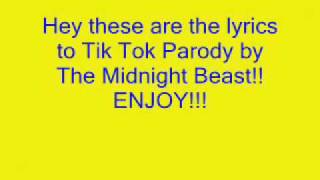 Tik Tok Parody By The Midnight Beast Feat. st3fan (Has Lyrics)
