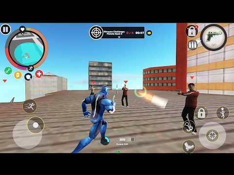 Rope Hero Vice Town - City Superhero Car Challenge Driver Games #3 - Android GamePlay