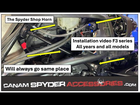 The Spyder Shop Horn - Spyder F3 series all years all models - #horn #brp #canam #spyder