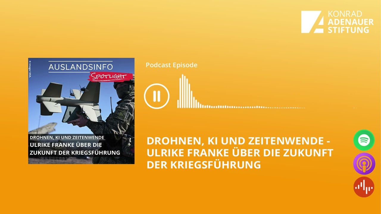 Drohnen, KI und Zeitenwende – Ulrike Franke über die Zukunft der Kriegsführung
