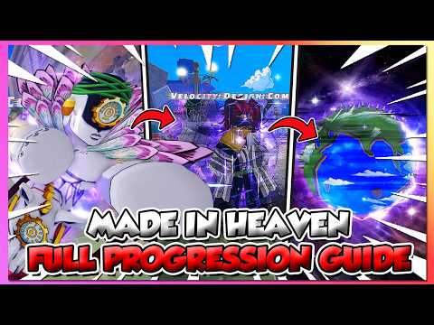Bizarre Lineage How To Get Made In Heaven Stand Fast Progression + Full Guide! (GLITCH)