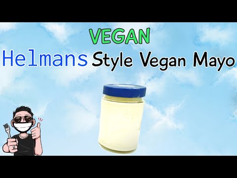 Vegan Mayonaise (Hellmann's style) Recipe - How To Make