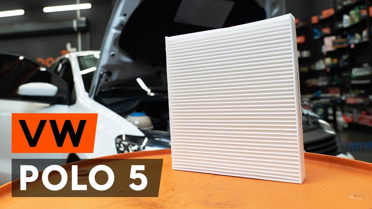 Kaip pakeisti VW Polo 5 salono filtro - keitimo instrukcija