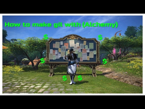 How to make money in ffxiv with (Alchemy)