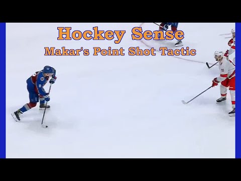 Cale Makar's Point Shots Tactic - Hockey Sense