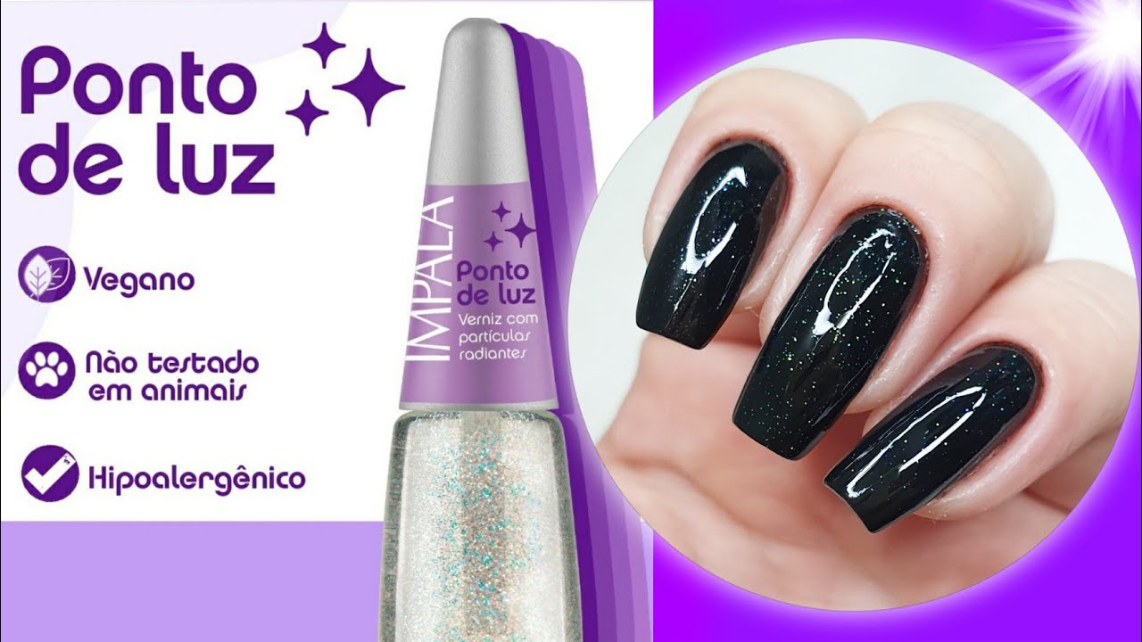 Lançamento Verniz Ponto de Luz da Impala (com Glitter) + Comparações #13