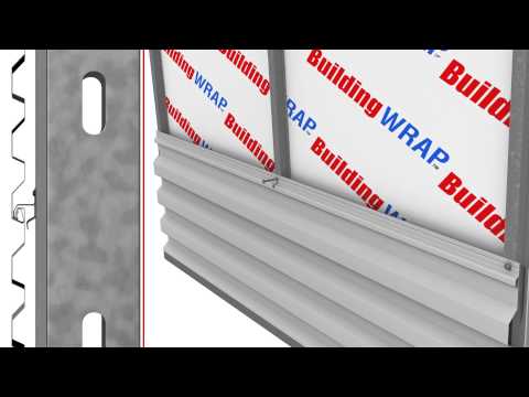 No clip attachment of wall panels