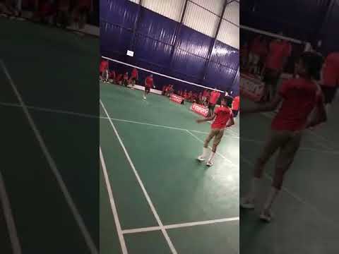 M. S. Mithun Badminton Match