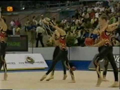 Spain 3 ropes+2 balls AA European Championships 2001