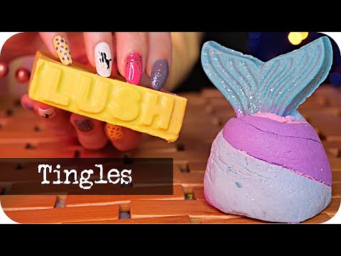 ASMR Lush Unboxing ✨ Deep Ear High Sensitivity Whisper, Lid Sounds, Crinkles, Scratching, Tapping +