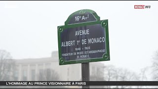 Déplacement de S.A.S. le Prince Albert II à Paris : L'hommage au Prince visionnaire à Paris